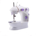 Adjustable needle pitch automatic household mini sewing machine